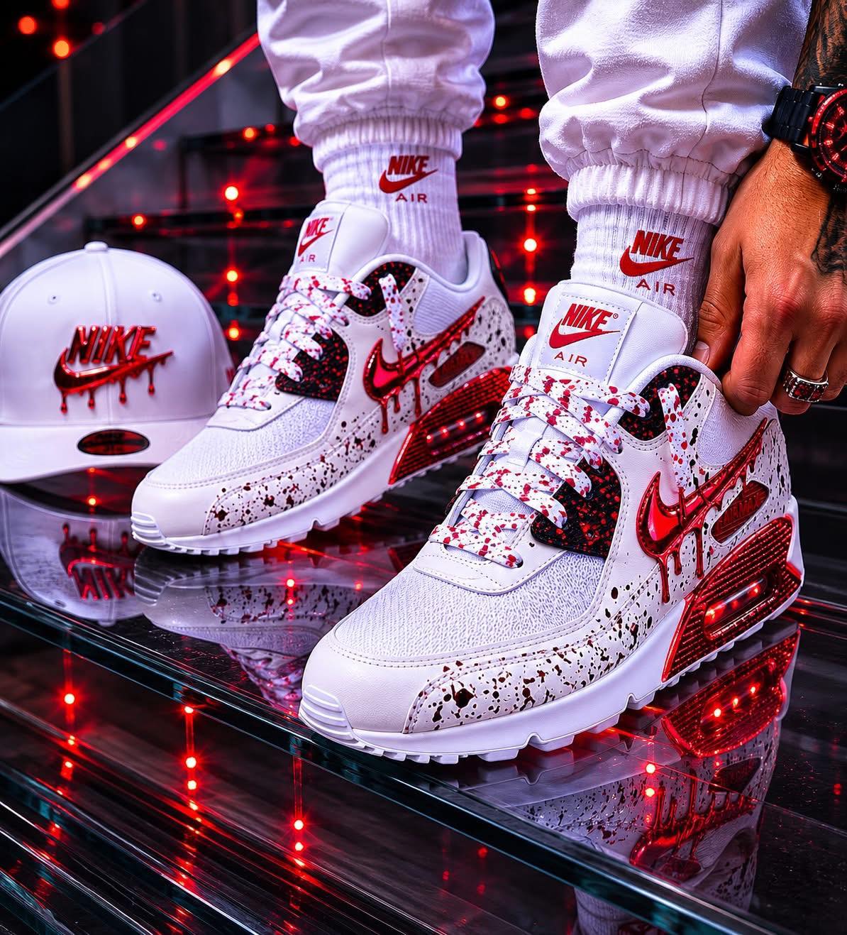 Nike Air Liquid Max Bright Crimson Fire Red meatpack.com 🌐