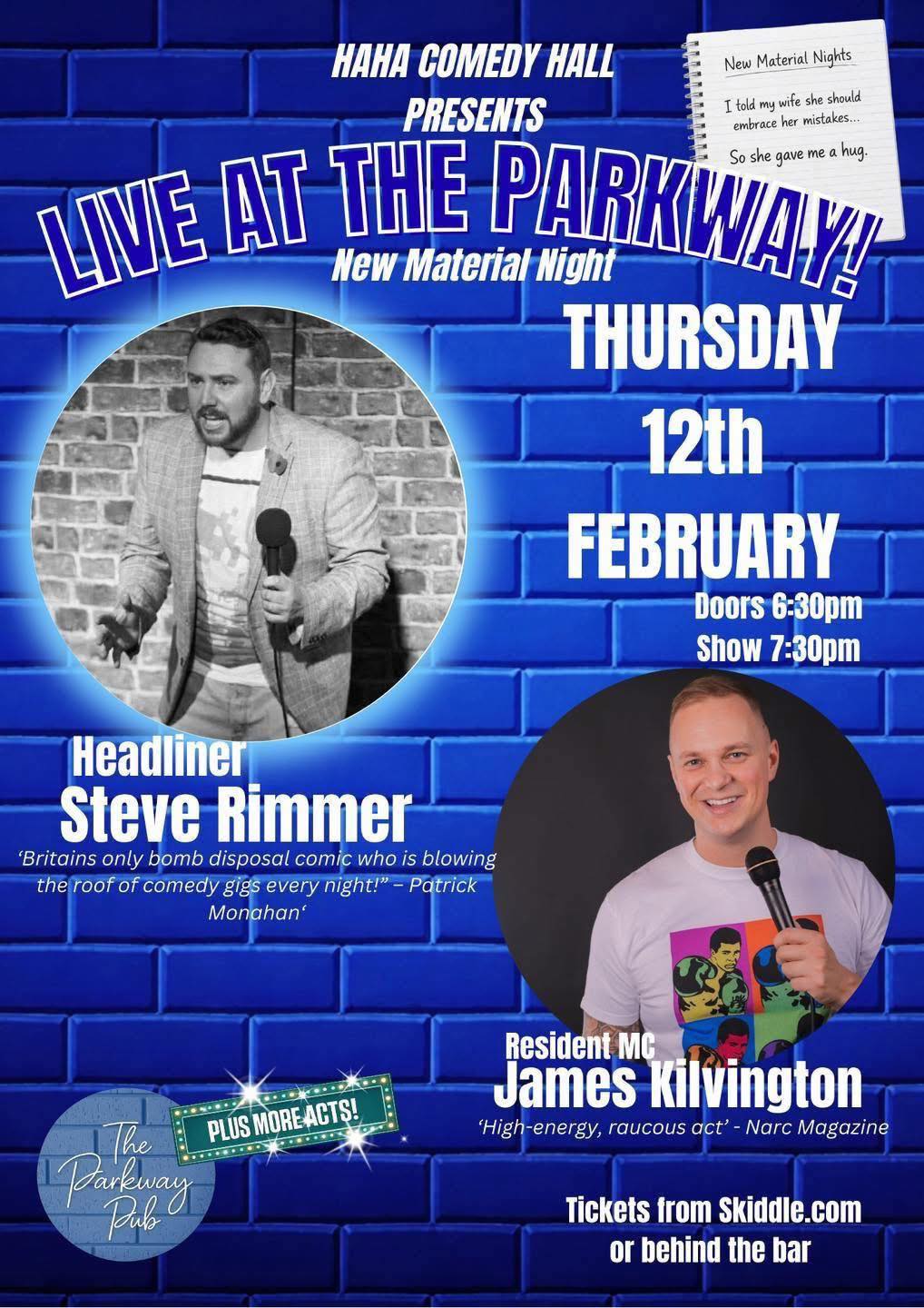 🎤 TOMORROW: NEW JOKES. NO SAFETY NET. 🎤... - Haha Comedy Hall | Facebook