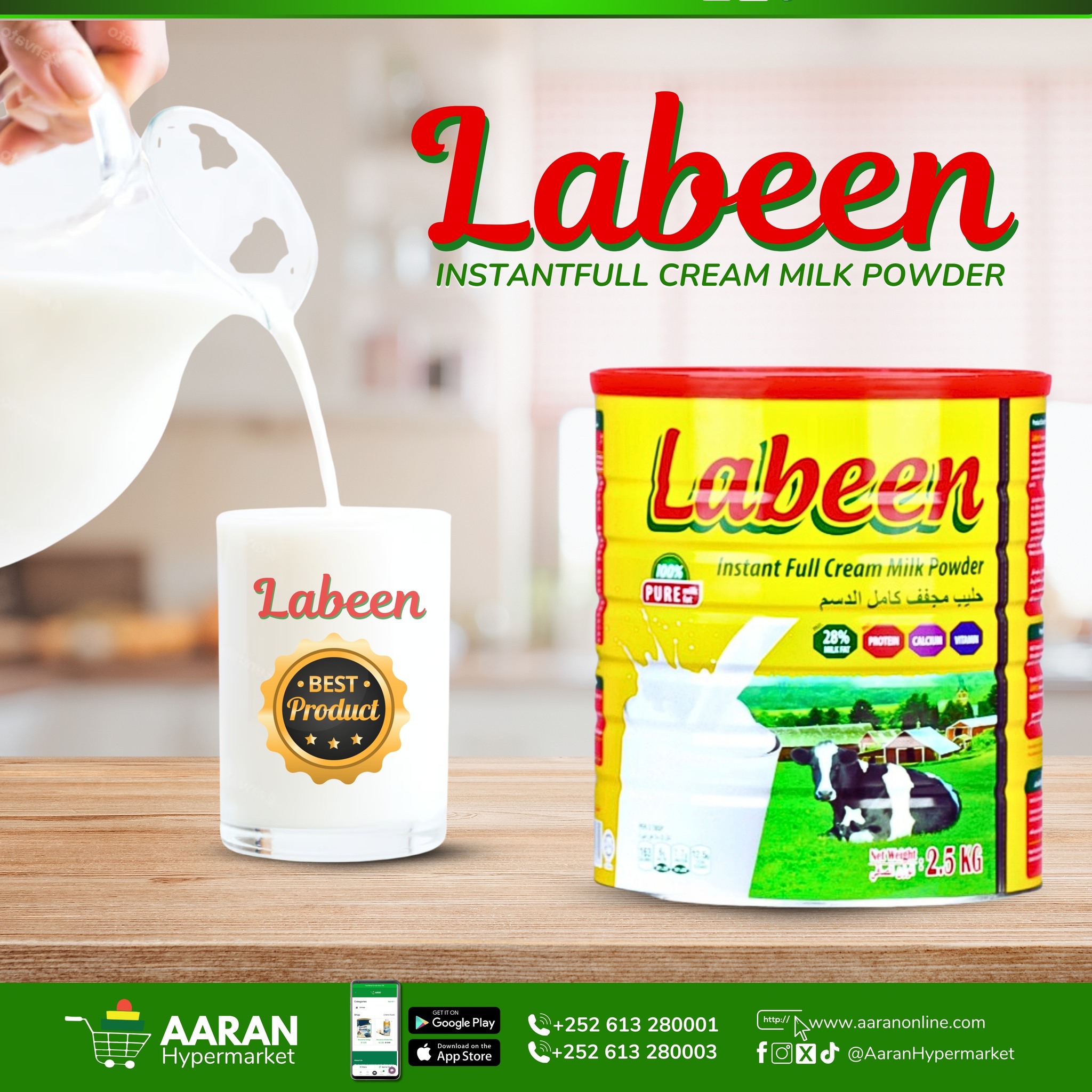 MA OGTAHAY 𝑳𝒂𝒃𝒆𝒆𝒏 IN LOO AQOONSADAY... - Aaran Hypermarket | Facebook