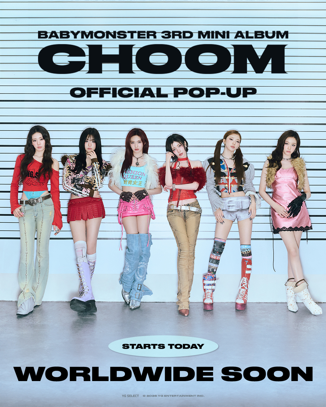BABYMONSTER 3rd MINI ALBUM [춤 (CHOOM)] OFFICIAL POP-UP
