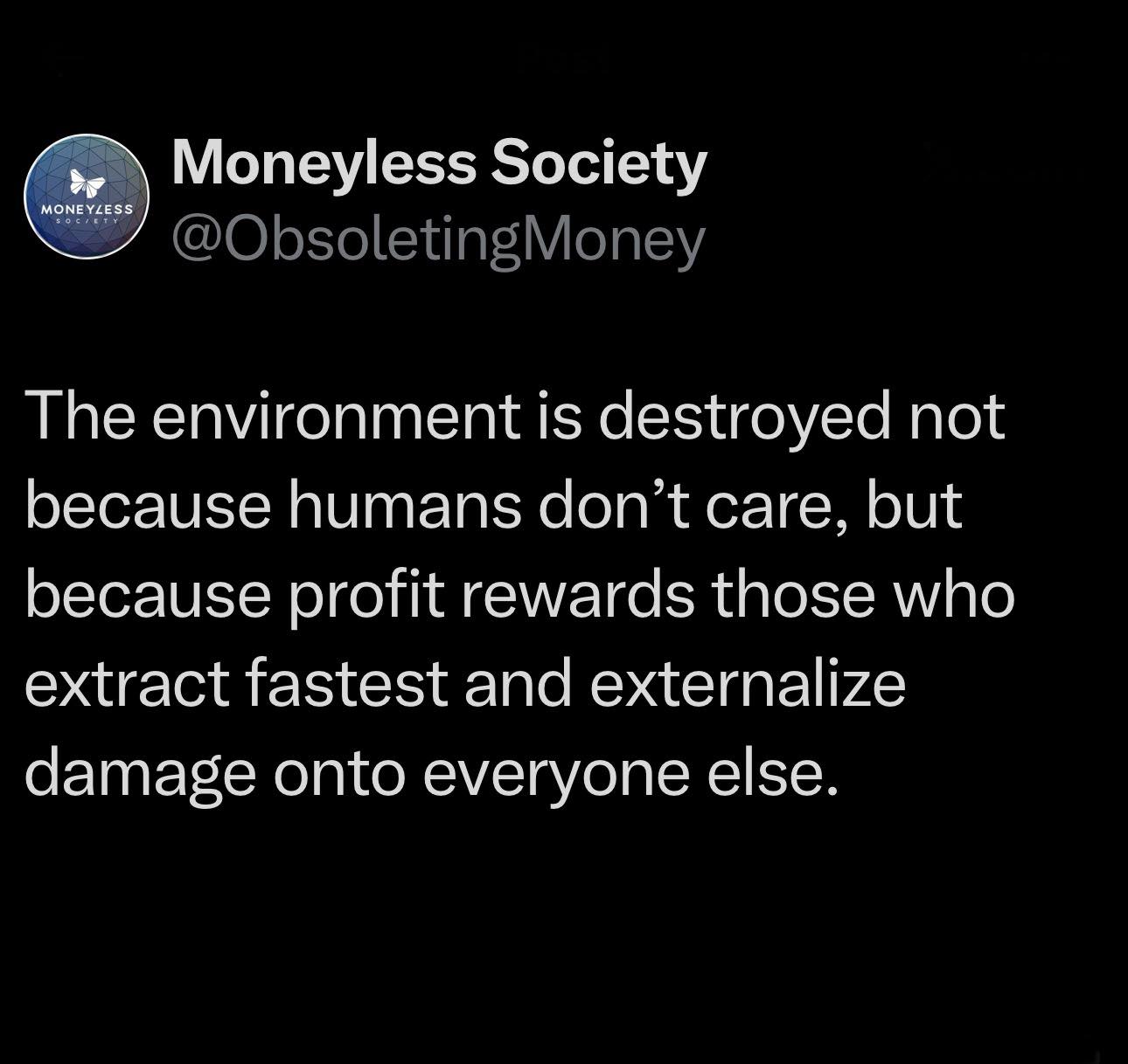 Moneyless Society added a new photo. - Moneyless Society