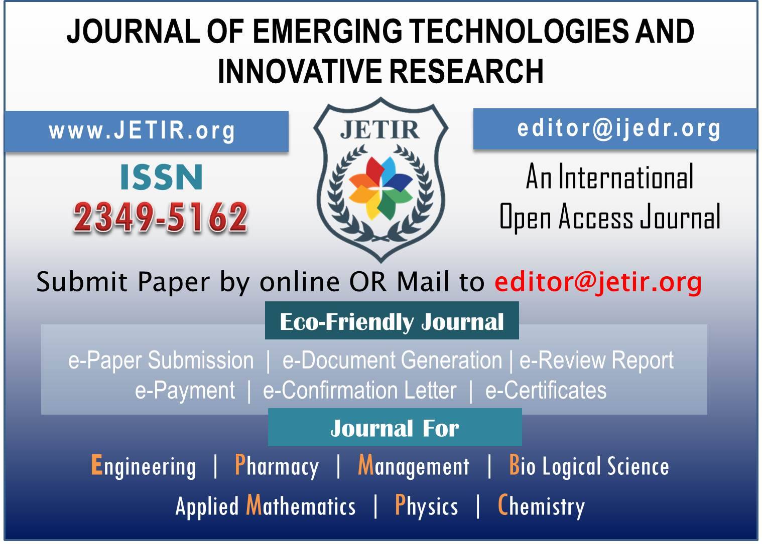 BahRa UniVerSity [ OFFicIAL GrOUP ] | JETIR Call For Paper :ISSN: 2349 ...
