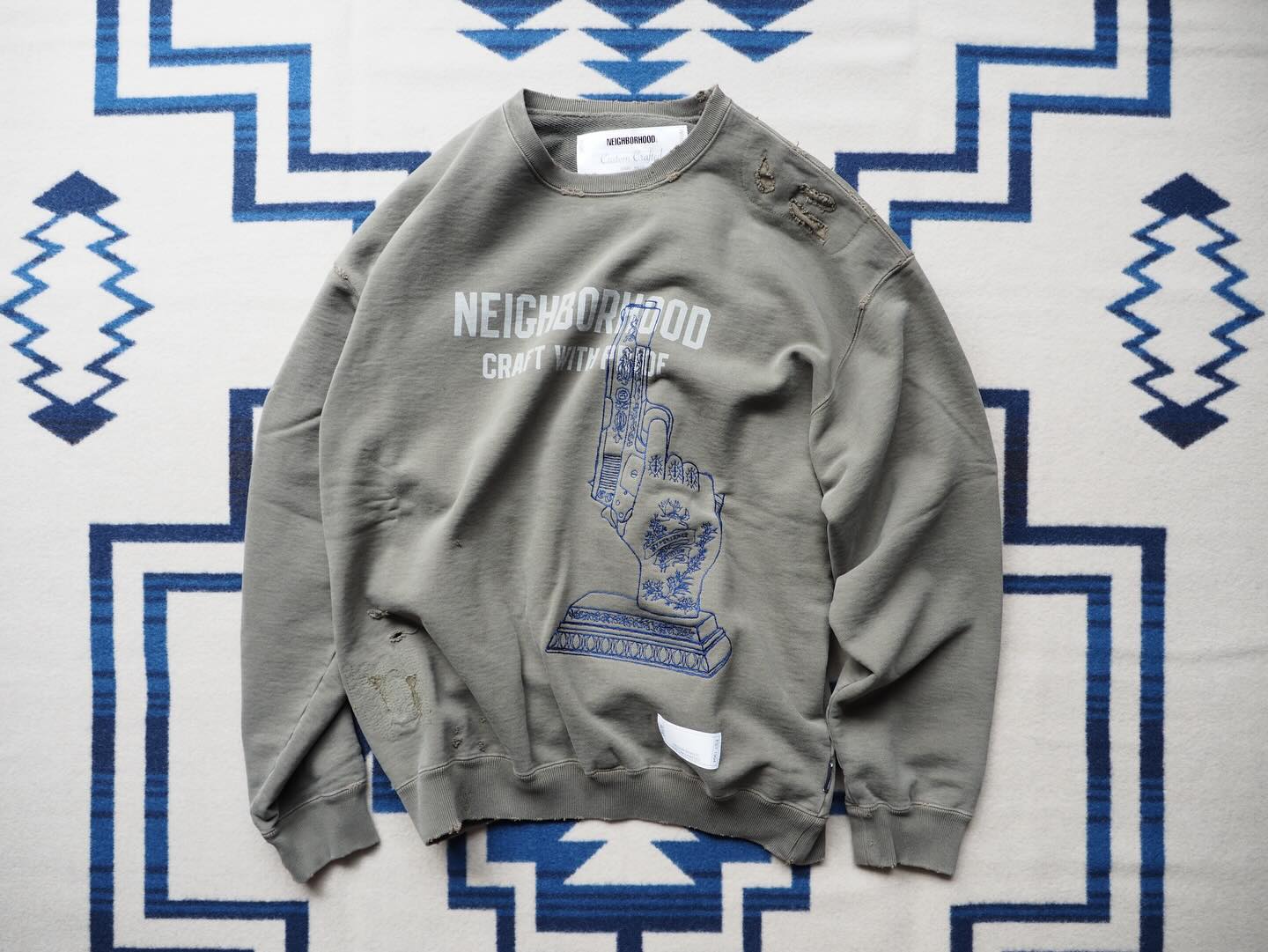 NEIGHBORHOOD SAVAGE SWEAT SHIRT LS #neighborhood #nbhd_dailypics #nbhd