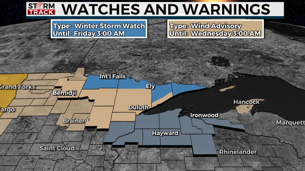 WDIO - WDIO STORM TRACK ALERT: Impactful winter weather is set to track ...