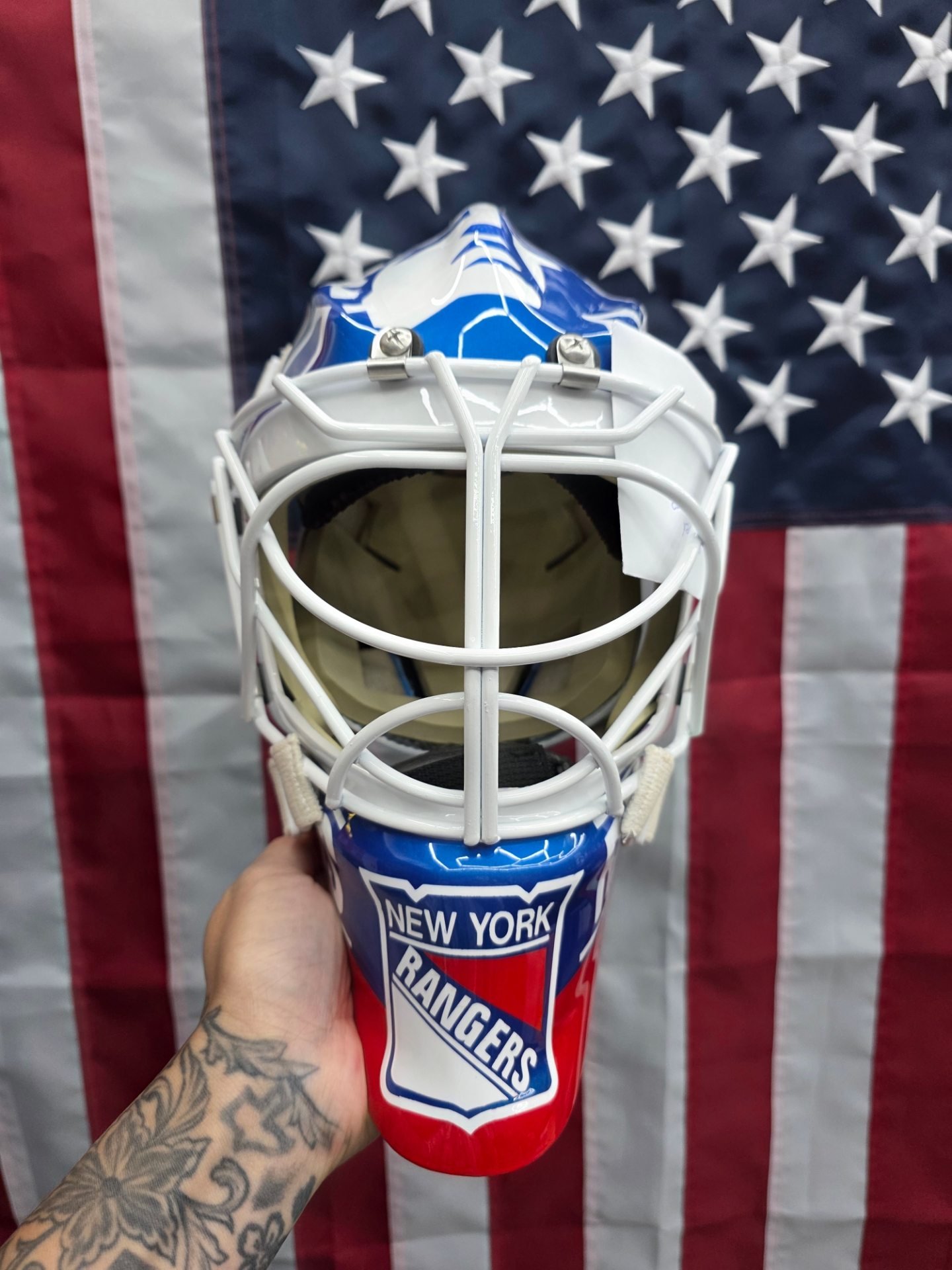 Featuring Mike Richter goalie mask: 🇺🇸 An American Hockey Icon