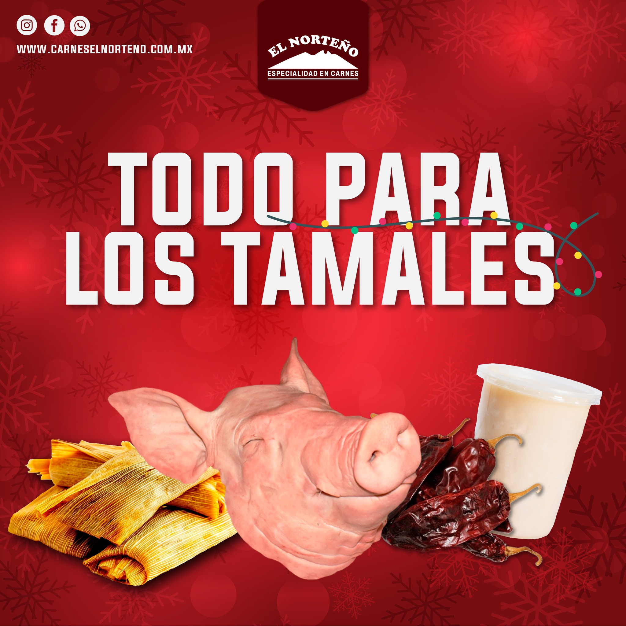 Carnes - ¡Ya huele a Navidad!🎄 En El Norteño tenemos todo lo que ...