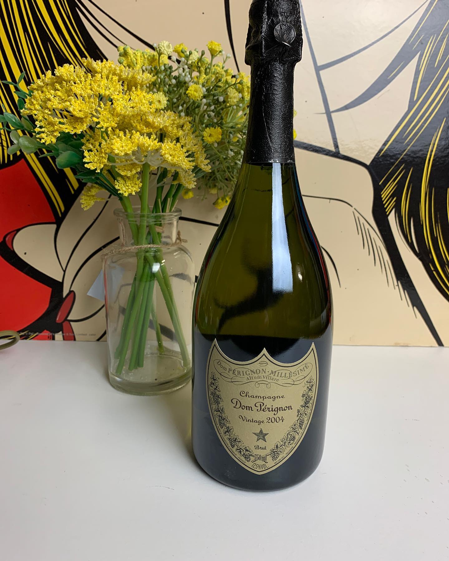 Dom perignon champagne vintage 2004 - 12.5% vol. 750ml - Unopened 