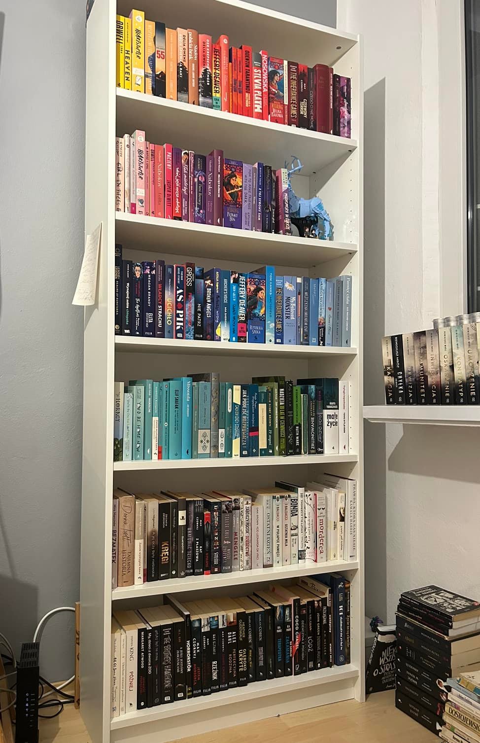 Beautiful shelf before and after purchase