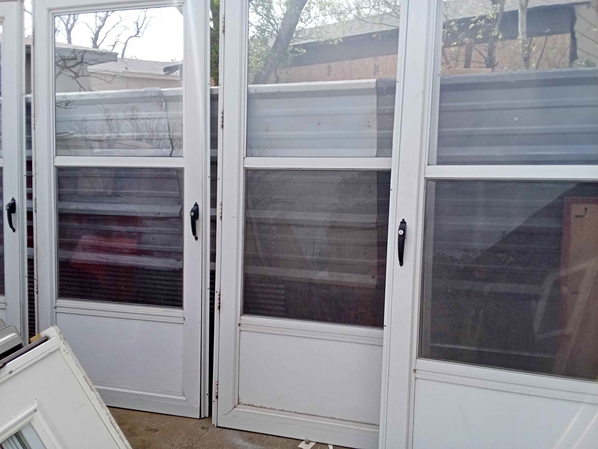 36x80 storm doors with frames - Miscellaneous - Amarillo, Texas