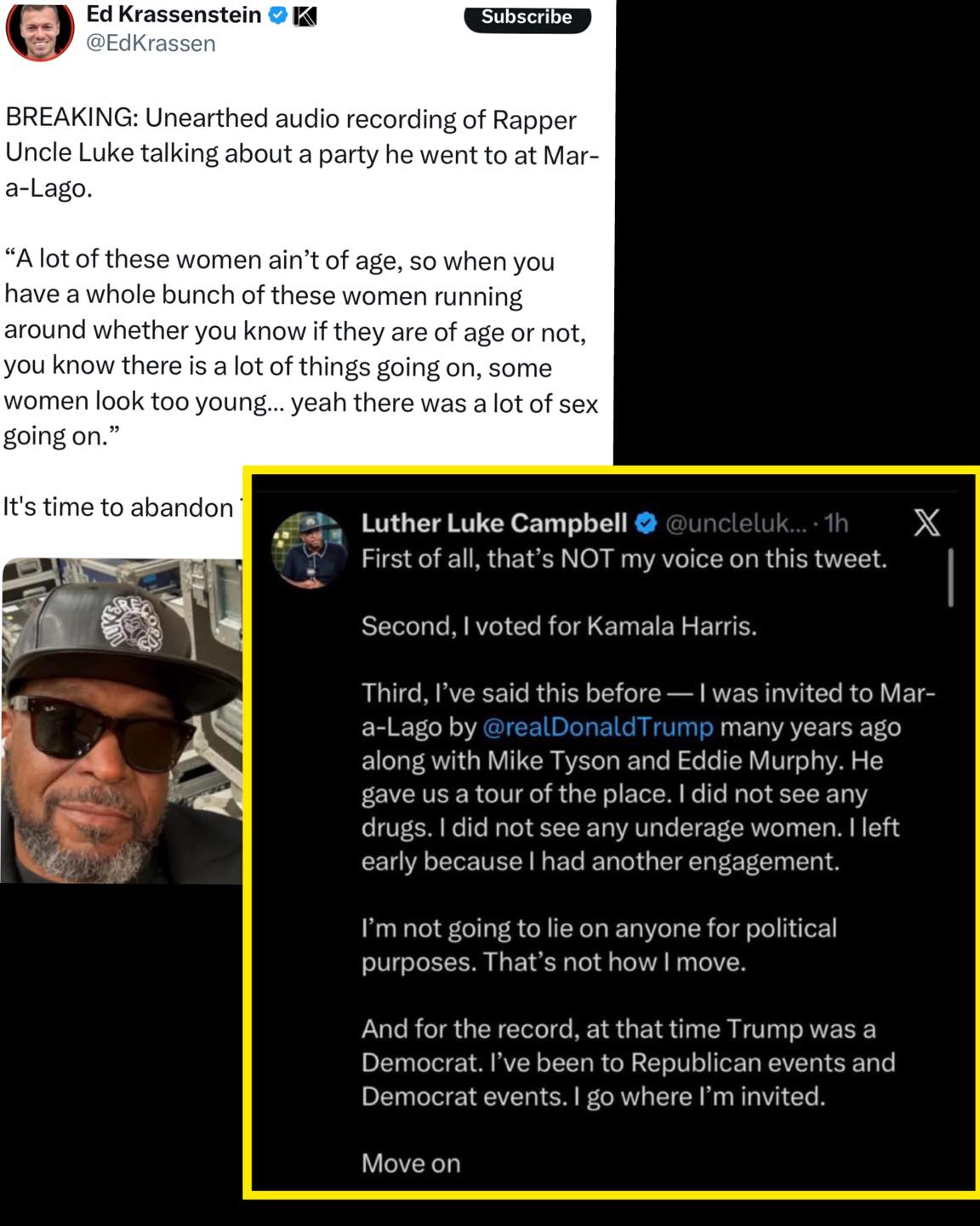 Rapper Uncle Luke says the viral... - Terrence K Williams | Facebook