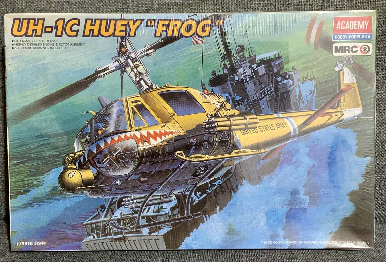 Vintage 1/18 scale UH-1 Huey model from 21st Century Toys