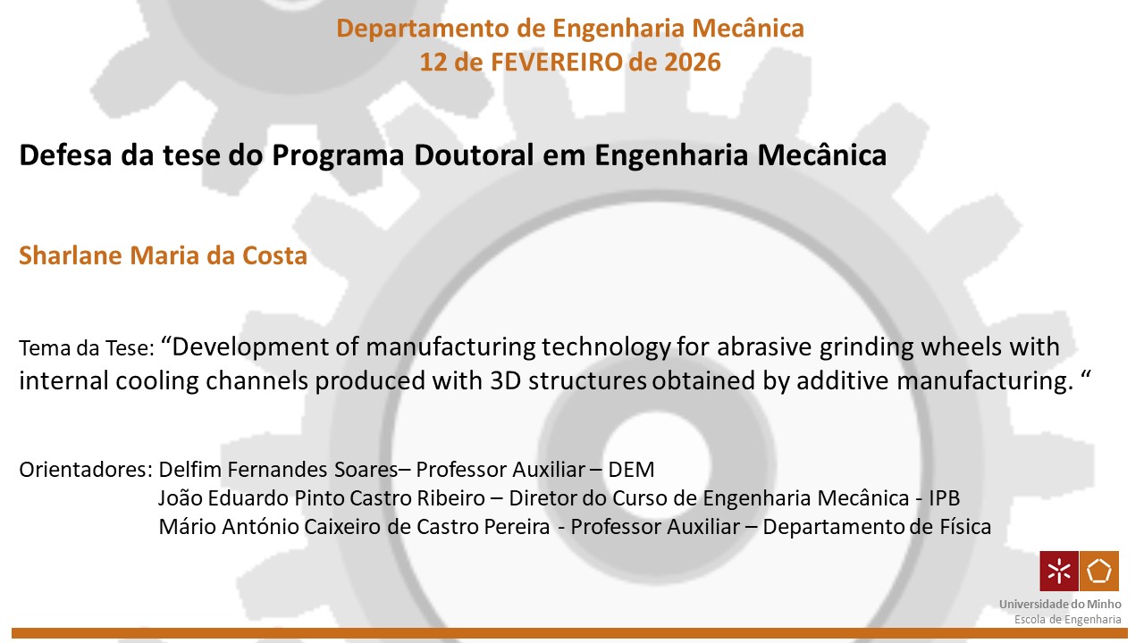 Departamento de Engenharia Mecânica - Universidade do Minho added a new ...