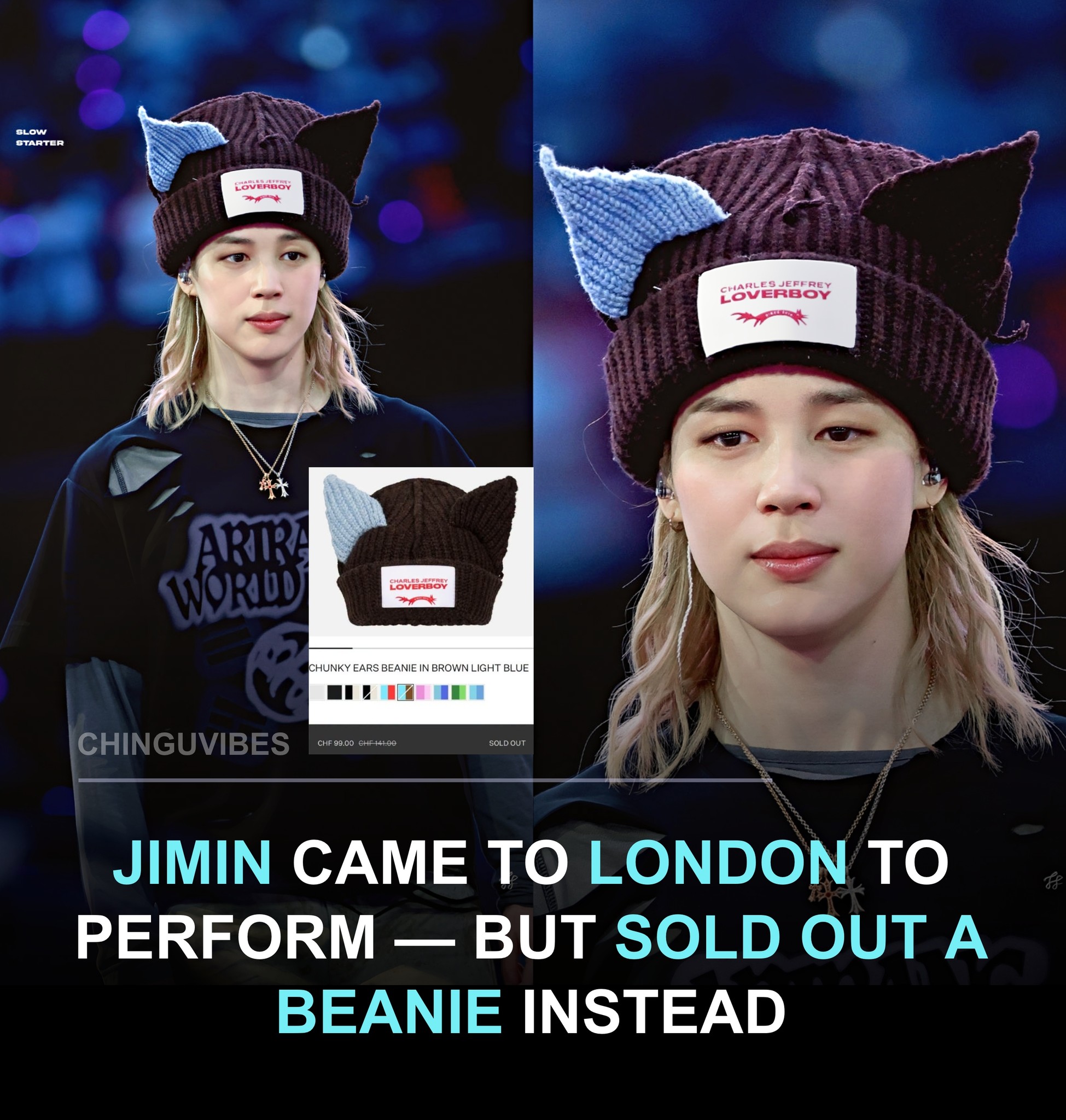 Park Jimin came to London for a concert but instead, he ended up