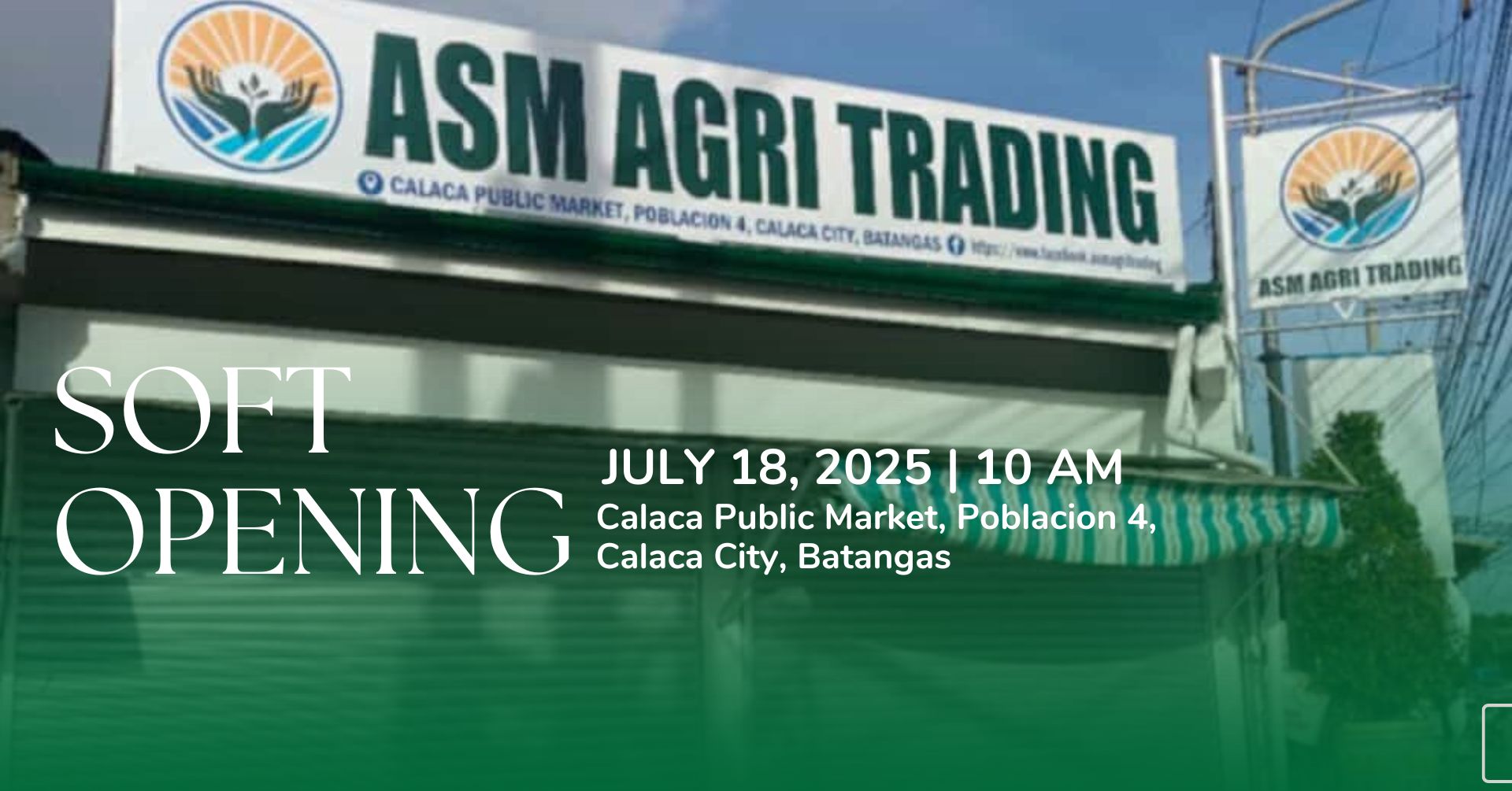 ASM Agri-Trading Soft Opening at Calaca Public Market