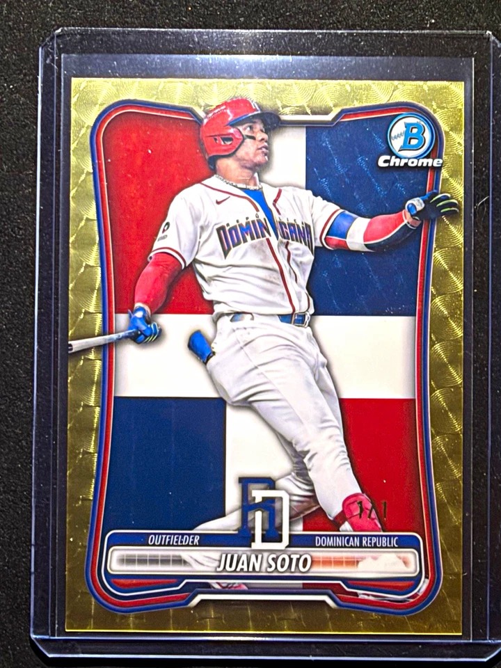 Juan Soto's 1/1 Dominican Republic Superfractor just surfaced on