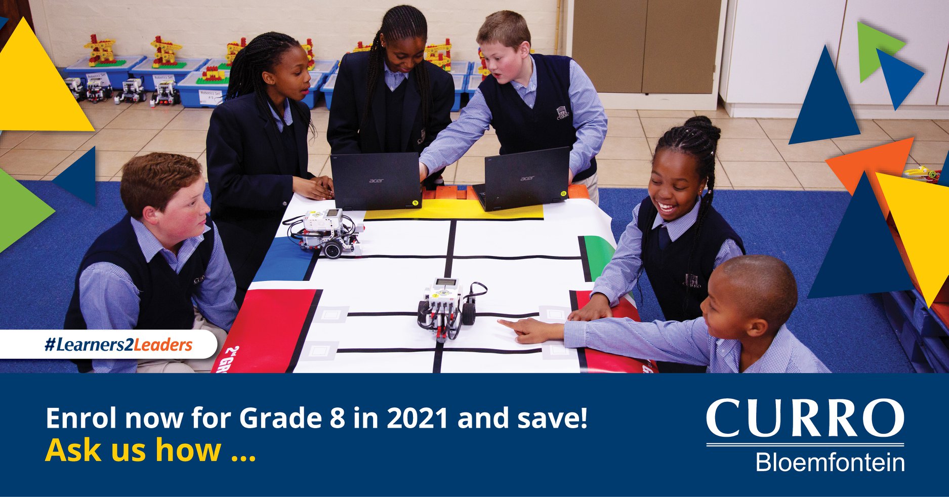 Grade 8 Enrolments are open. Click... - Curro Bloemfontein