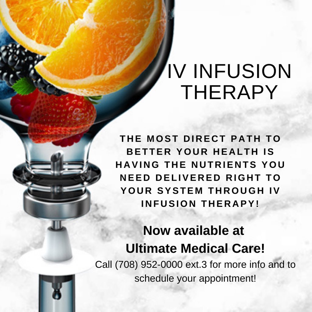 Ultimate - IV Infusion Therapy is now available at Ultimate Medical ...