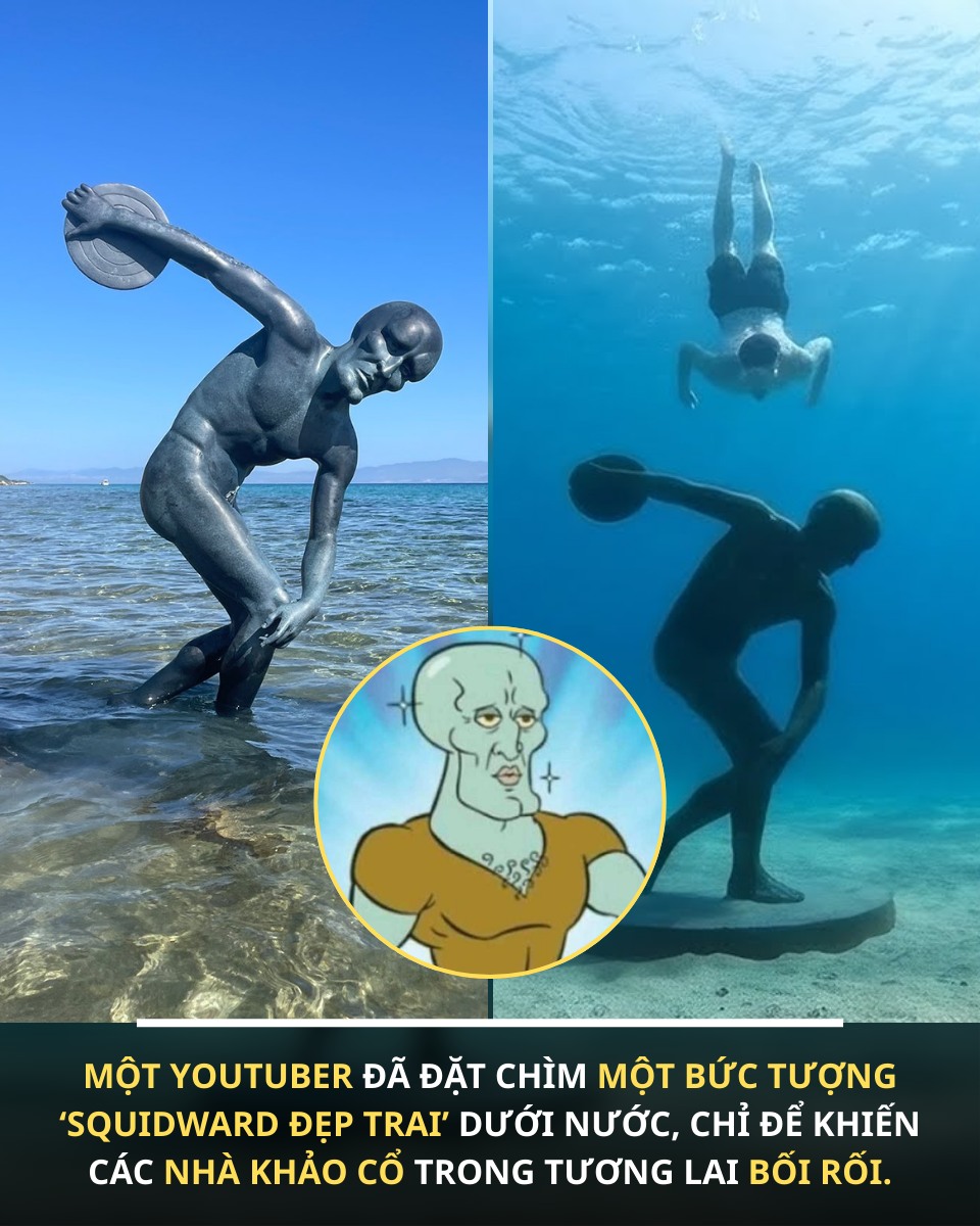 Xôi - Nếu 100 năm sau các nhà khảo cổ tìm được bức tượng này họ sẽ rất ...