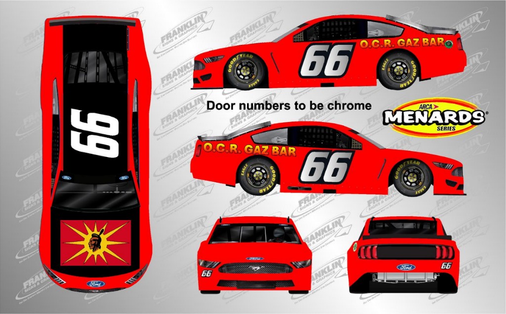 MBM - 👀 First look at the paint scheme for Derek Pie White's #66 Ford ...