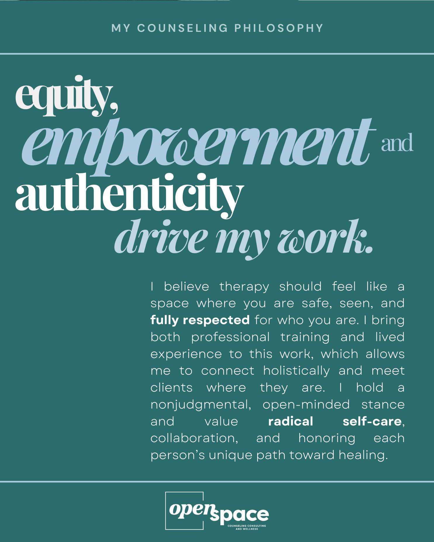 Open Space Counseling, Consulting & Wellness | Pittsburgh PA