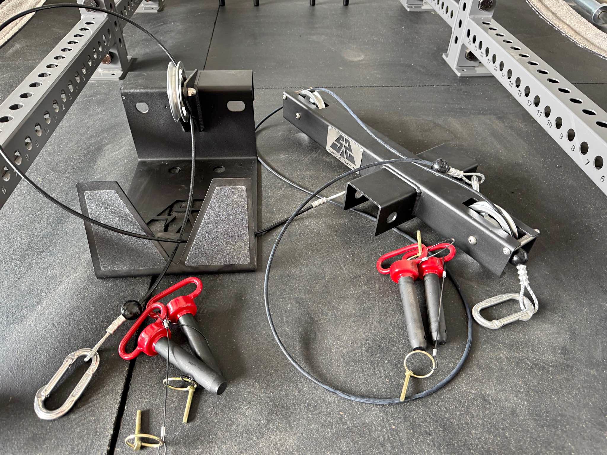 Power Rack Pulley System -Surplus Strength Upper and Lower Pulley ...