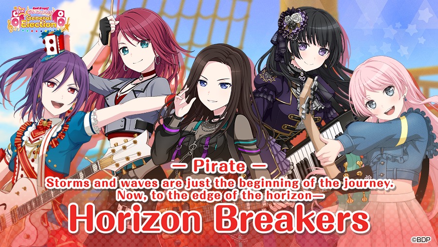 The 6th Girls Band General Election starts from Aug. 3, 12:00 JST