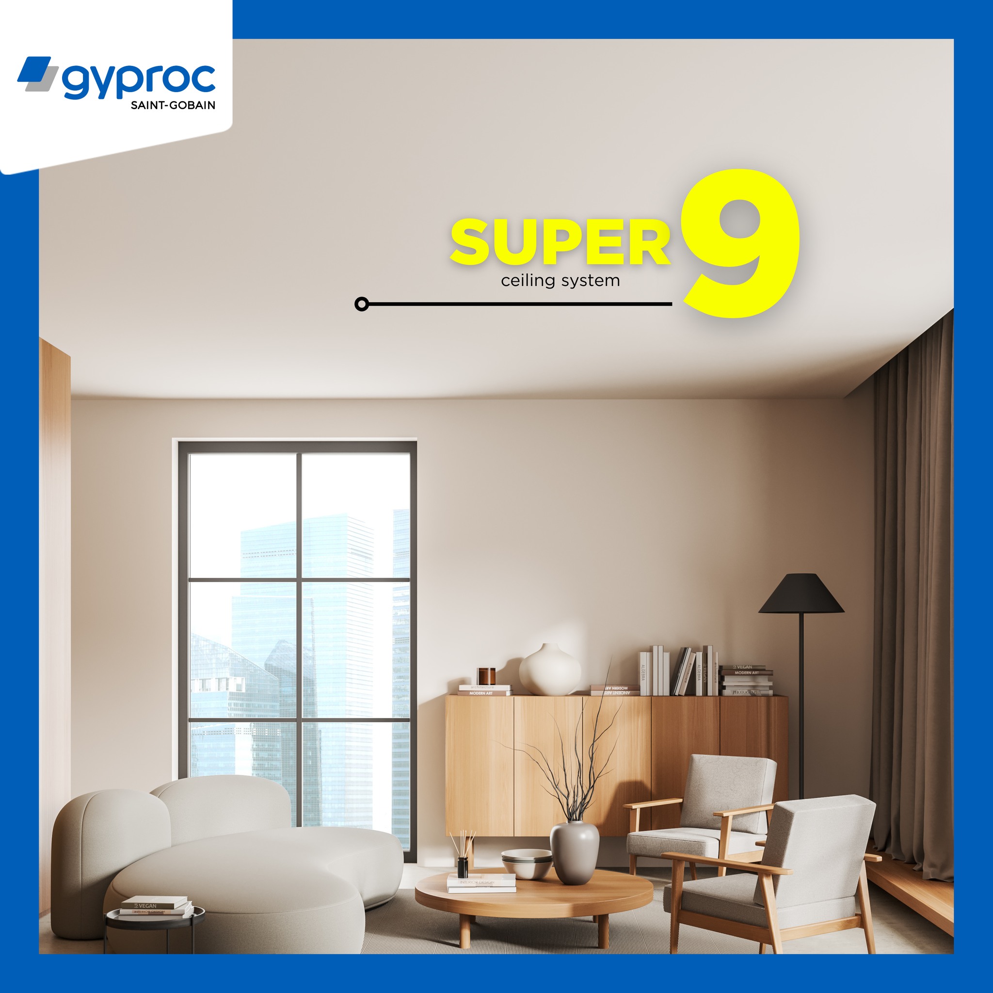 Gyproc - Super 9® — your trusted interior ceiling board! Smooth surface ...