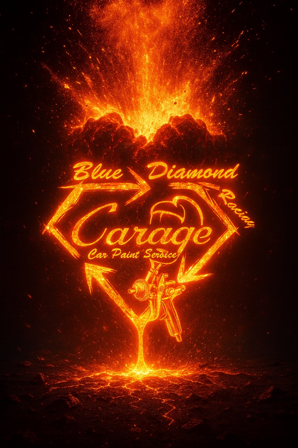 Blue Diamond Racing Garage Family