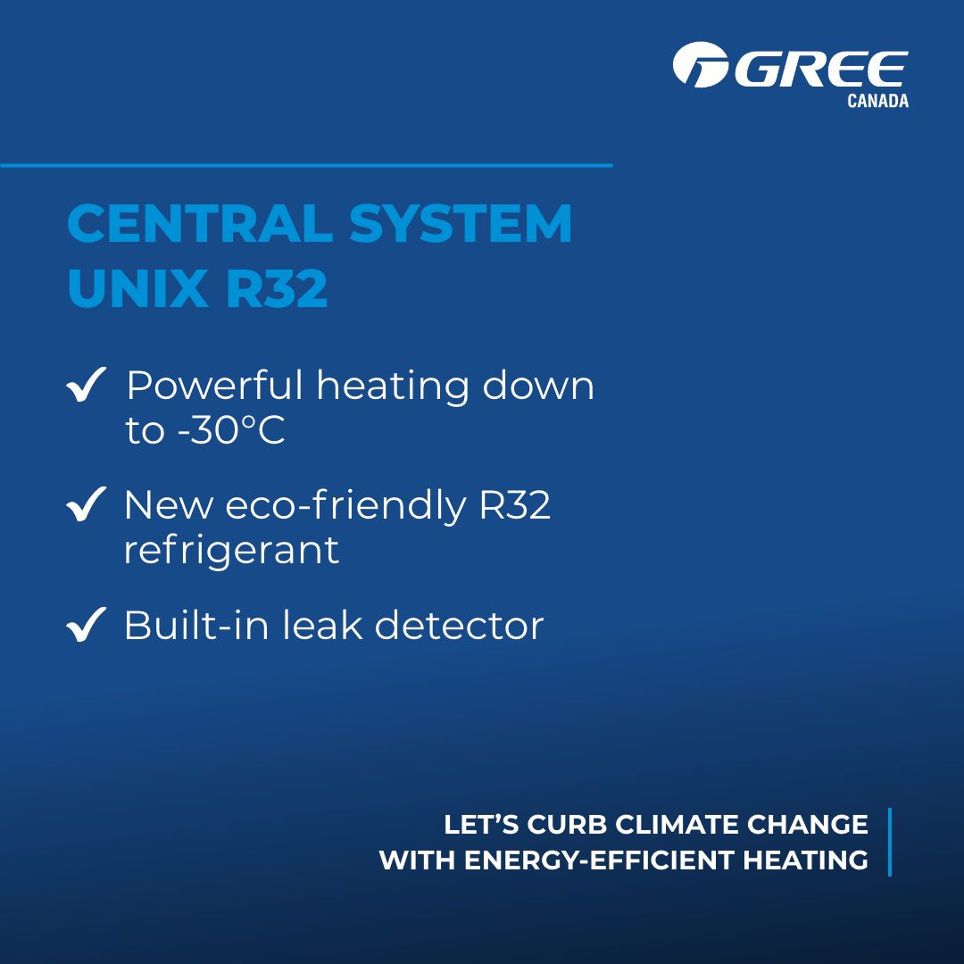 GREE - 💨 Meet the UNIX R32 Central System — now upgraded with R32 ...