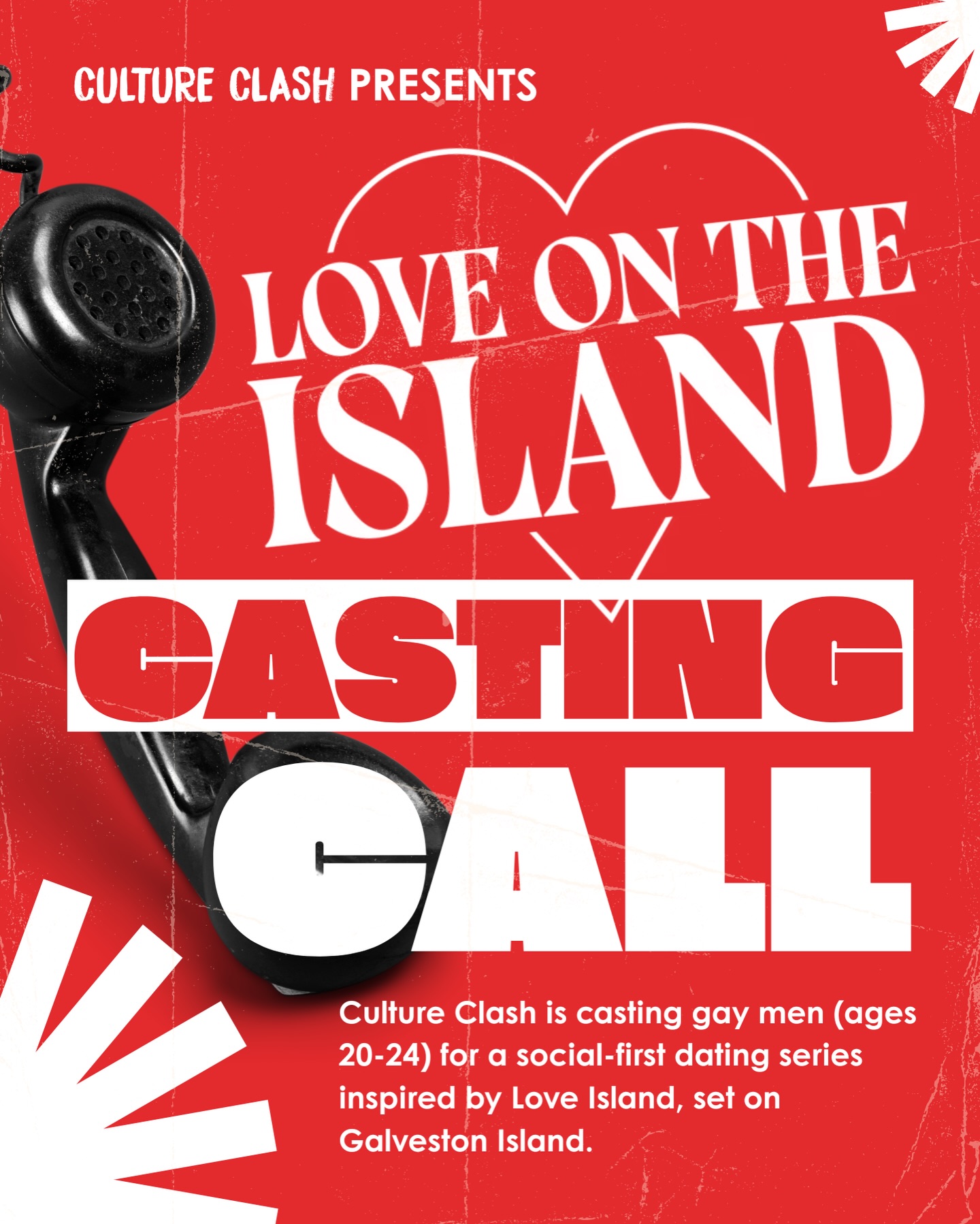 Culture - Love Island.. but make it Galveston 👀🏝️ We’re casting gay men ...