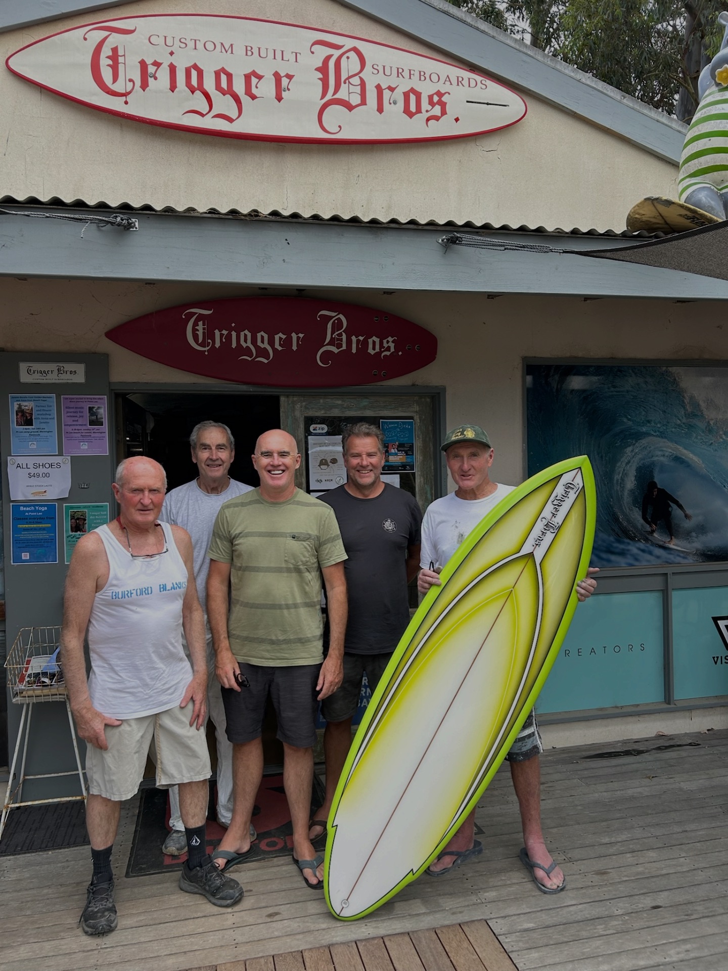Trigger - Long time friends Derek and Rob on a visit from France, where ...