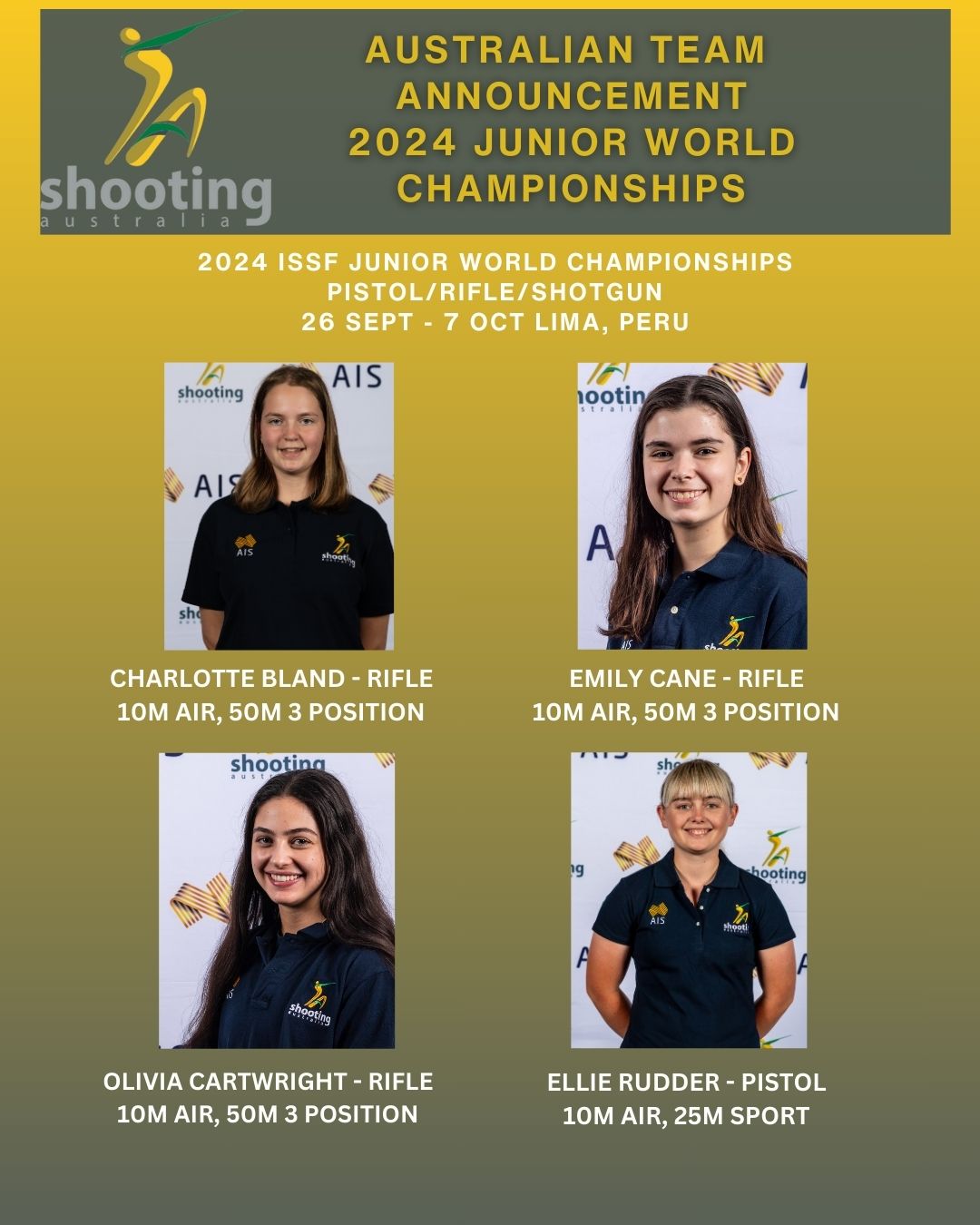 🌟 EXCITING NEWS - WORLD... - Ellie Rudder - Athlete | Facebook