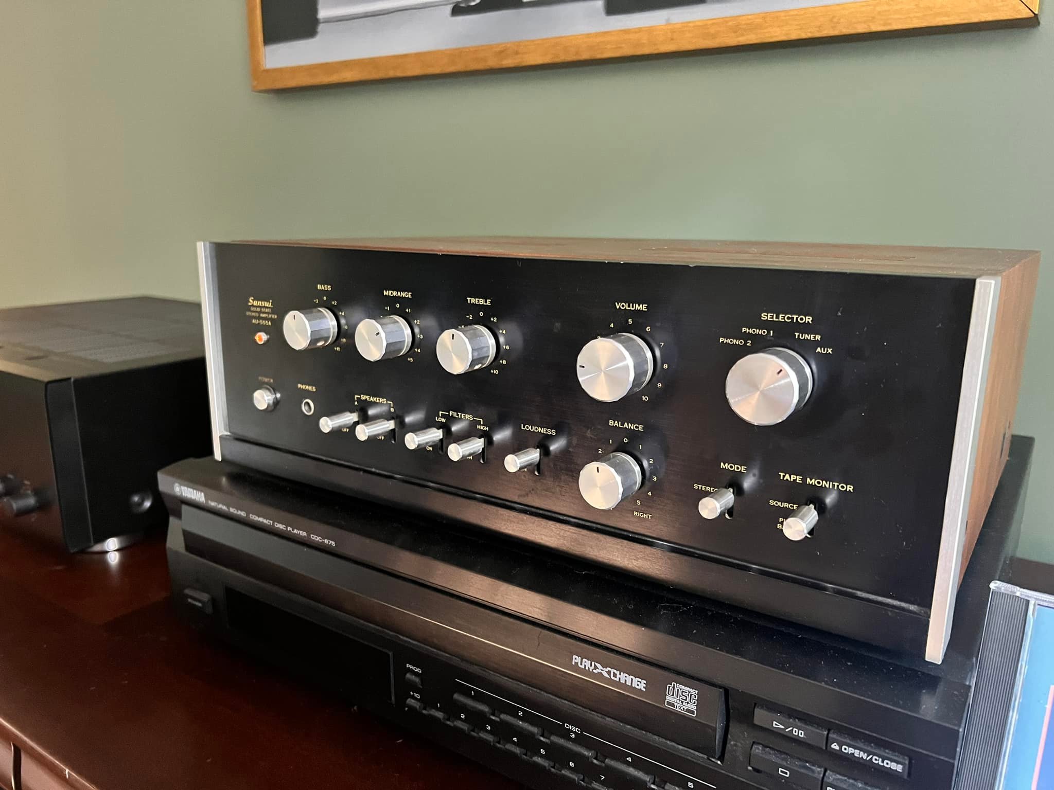 What are tips for using a Sansui CA-606 preamp?