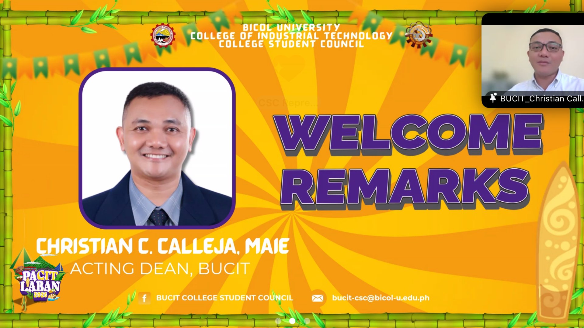 𝐏𝐀𝐑𝐀𝐃𝐄 𝐅𝐋𝐎𝐖 | 𝐓𝐄𝐂𝐇𝐍𝐎𝐅𝐀𝐈𝐑:... - BUCIT College Student Council | Facebook
