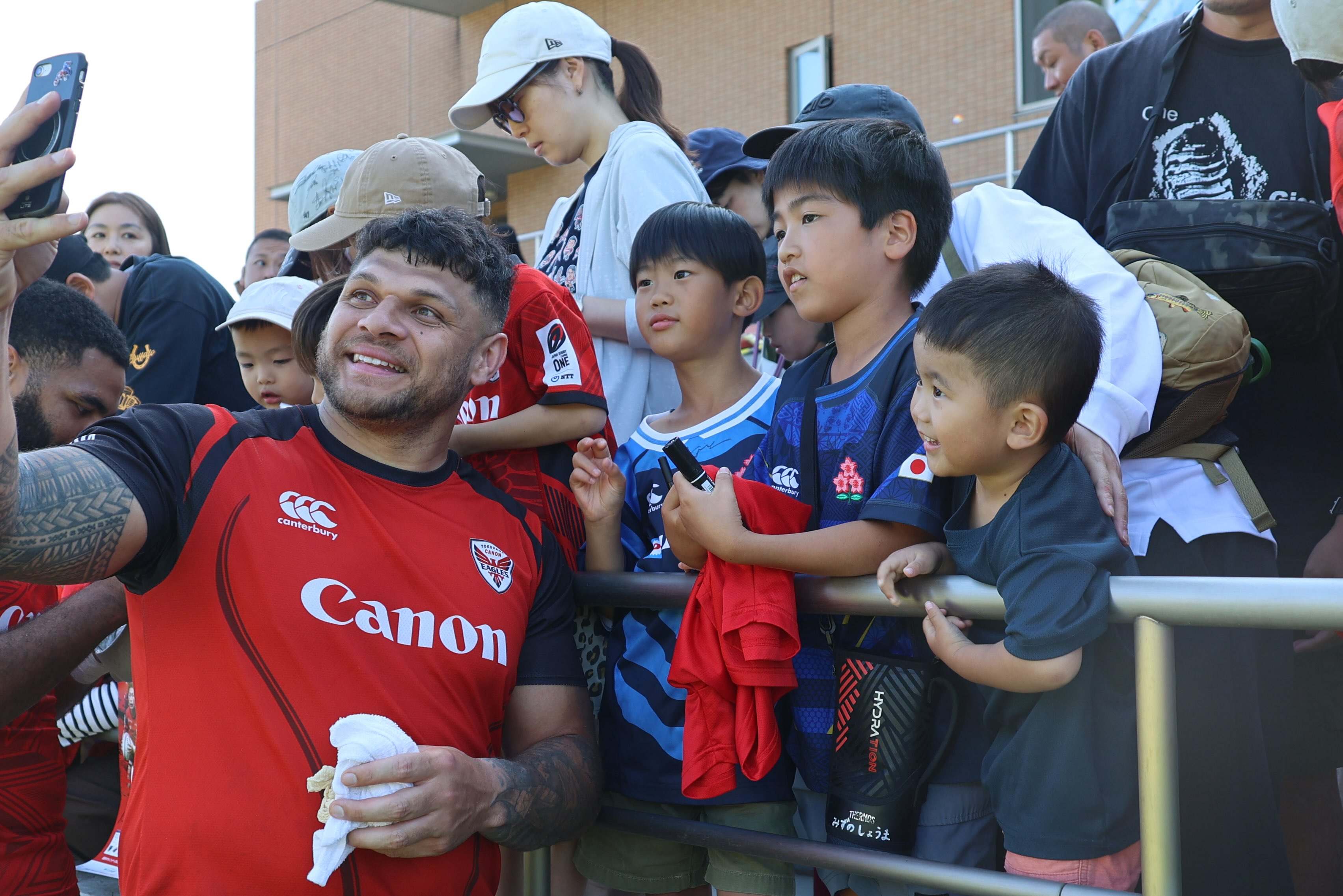 🏉📸【練習見学会】② 練習の後にはファンサービス📸✨ 選手たちが