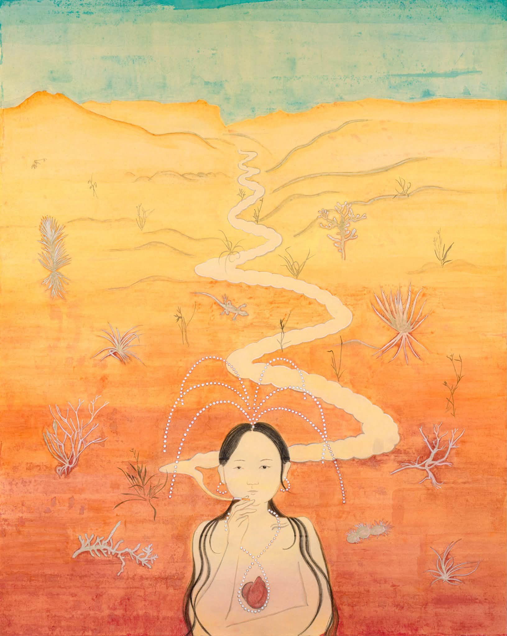 也趣藝廊- 舟越桂Katsura FUNAKOSHI | The Another Sphinx | Painted