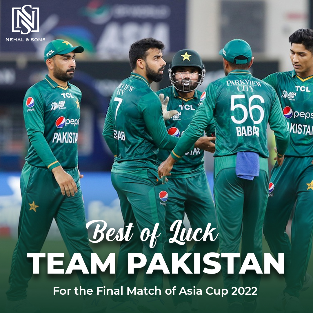 Nehal & Sons - As Pakistan prepares for the final against... | Facebook