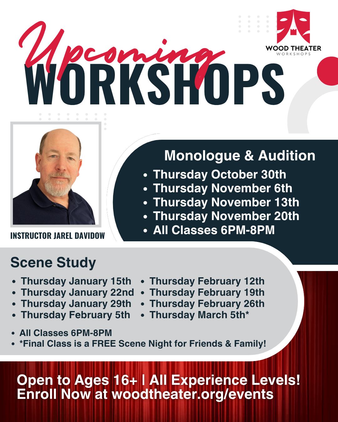 Charles - Enrollment is open now for our next round of workshops! Join ...