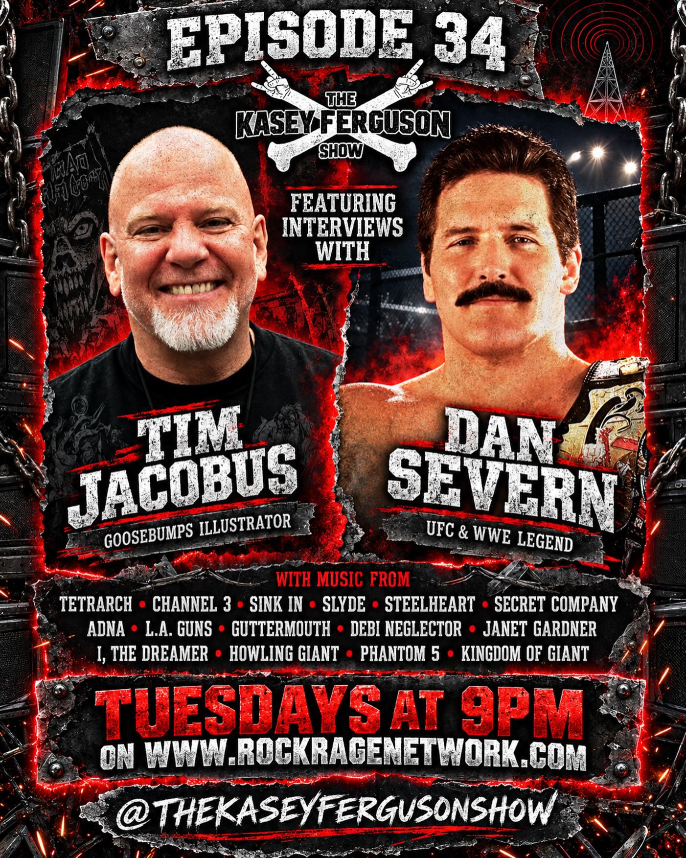 Listen at 9pm tonight Www.Rockragenetwork.Com