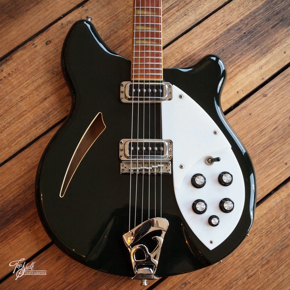 Rickenbacker 360, black, made in USA 1997. The 360 is