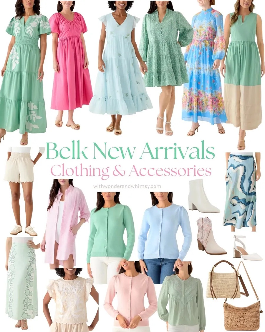 My Spring Favorites from Belk: https://withwonderandwhimsy.com/2026/02/27/3-crown-ivy-brand-dresses-from- belk/ Belk is a southern department store chain – similar to a Dillard's or Macy's – with some 300 stores across the south. The name isn't well-known