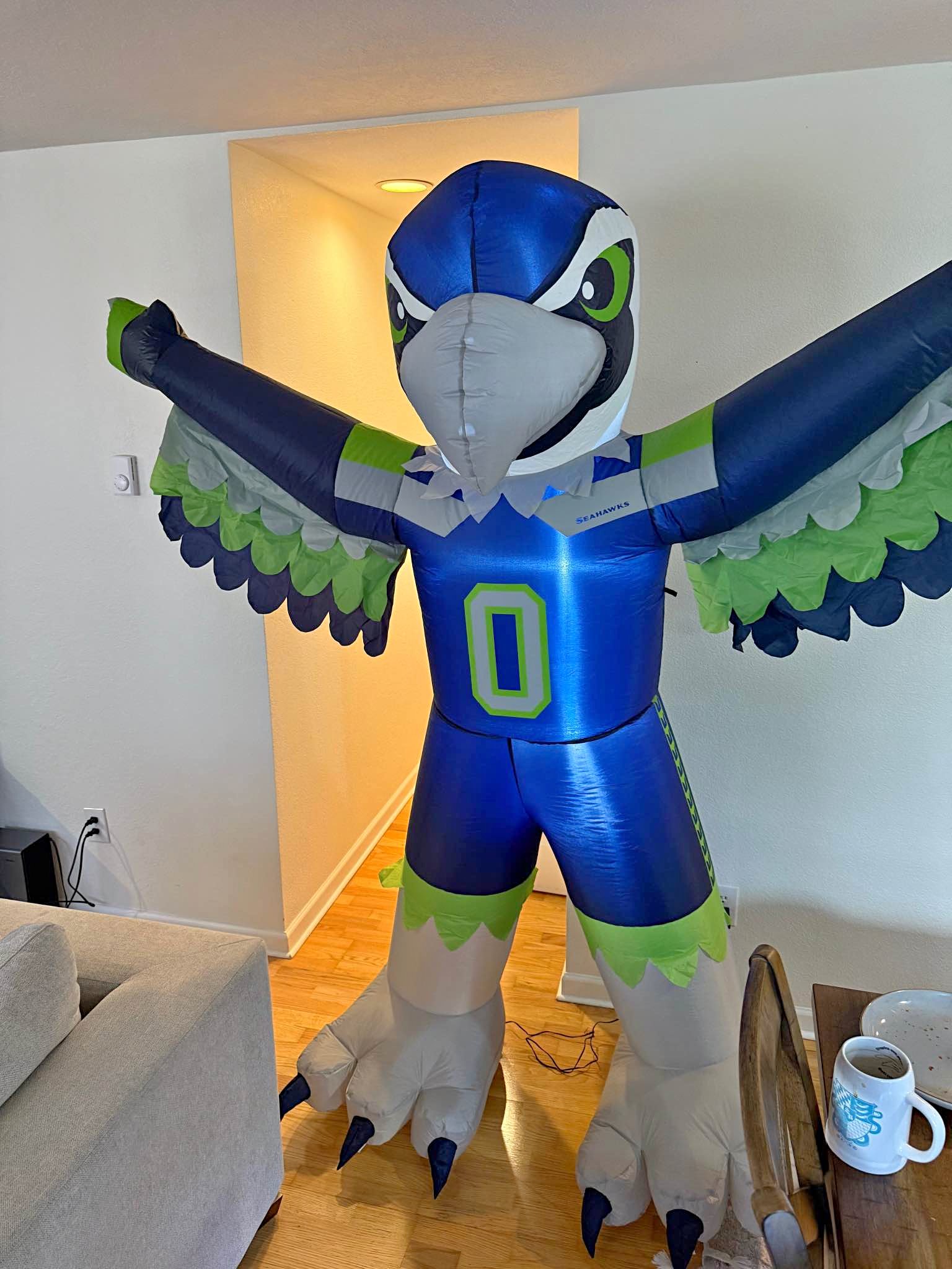 Seattle Seahawks Inflatable Mascot - Stuffed Animals & Plush Toys ...