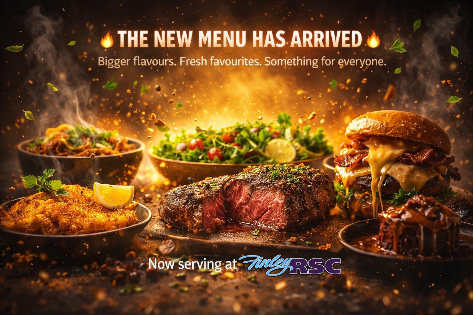 Finley - IT’S HERE 👏🔥 Our brand NEW menu officially launches today from ...
