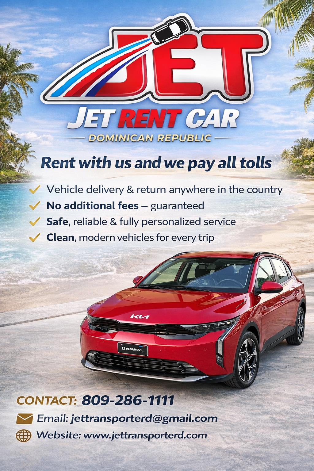 Jet - Jet Rent Car – Dominican Republic • Rent with us and we pay all ...