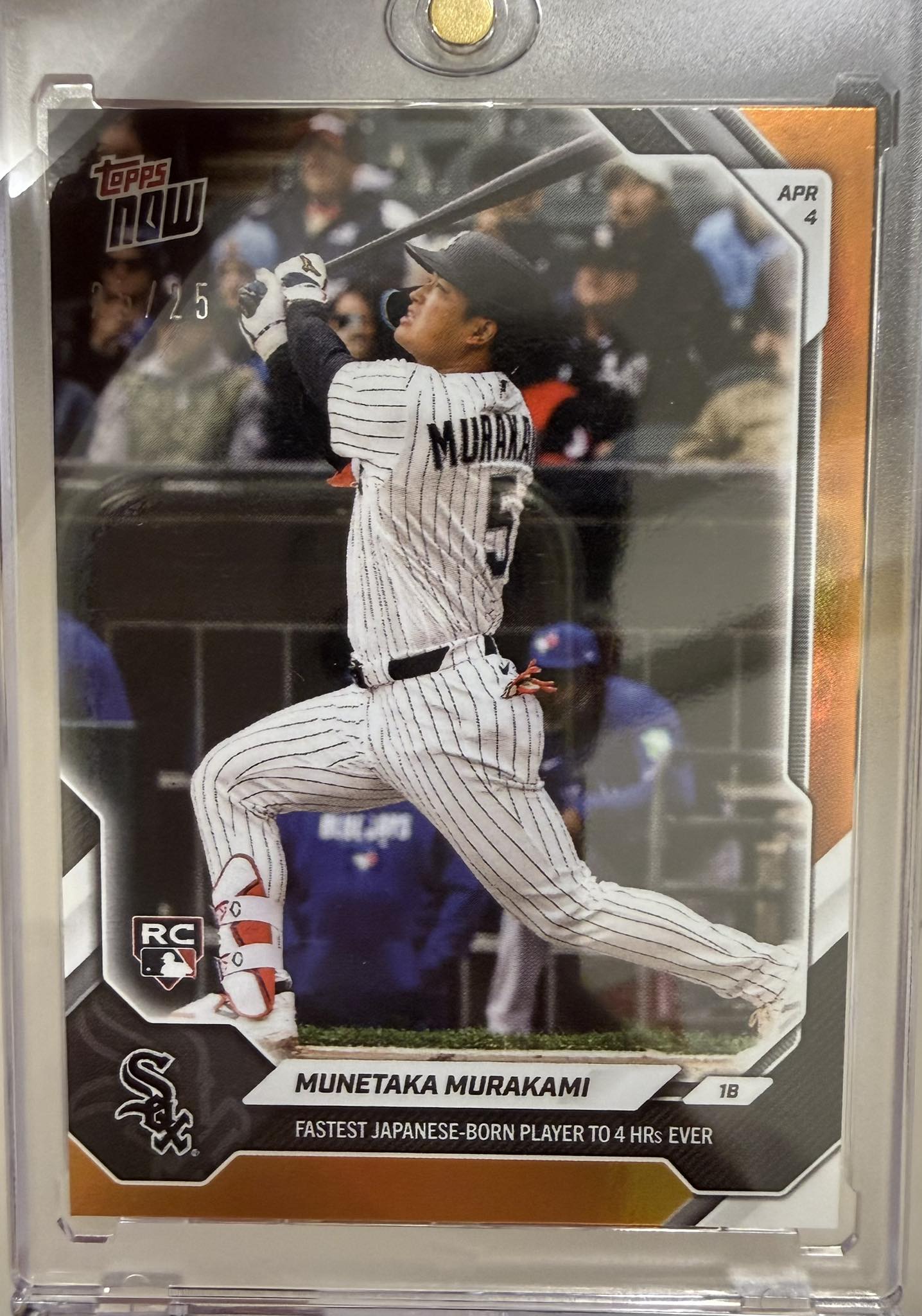 ?村上宗隆2026 Topps Now 限量25 張尾號25/25 RC 新人卡?】