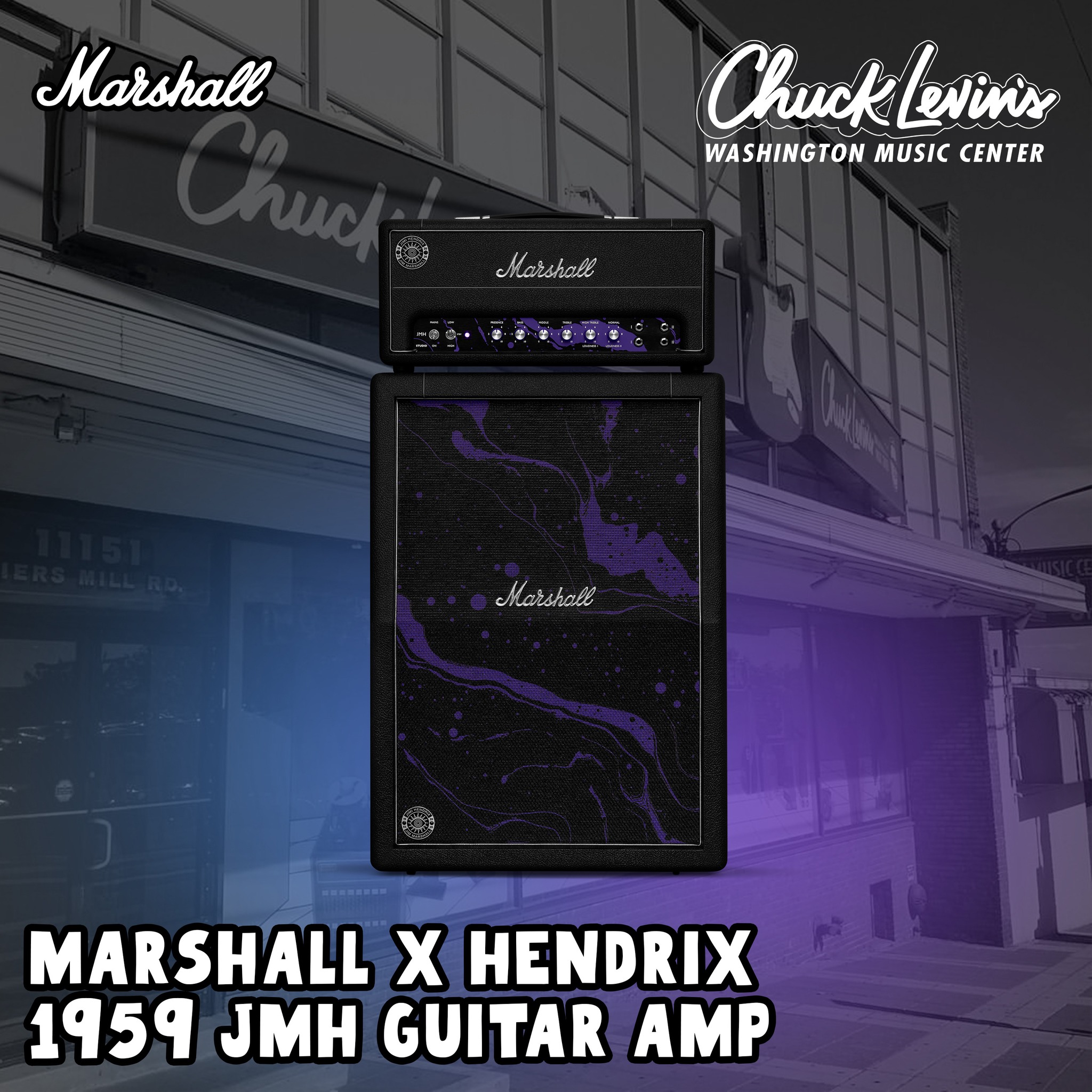 Marshall x Hendrix 1959 Jmh Guitar Amp At Chuck Levin's