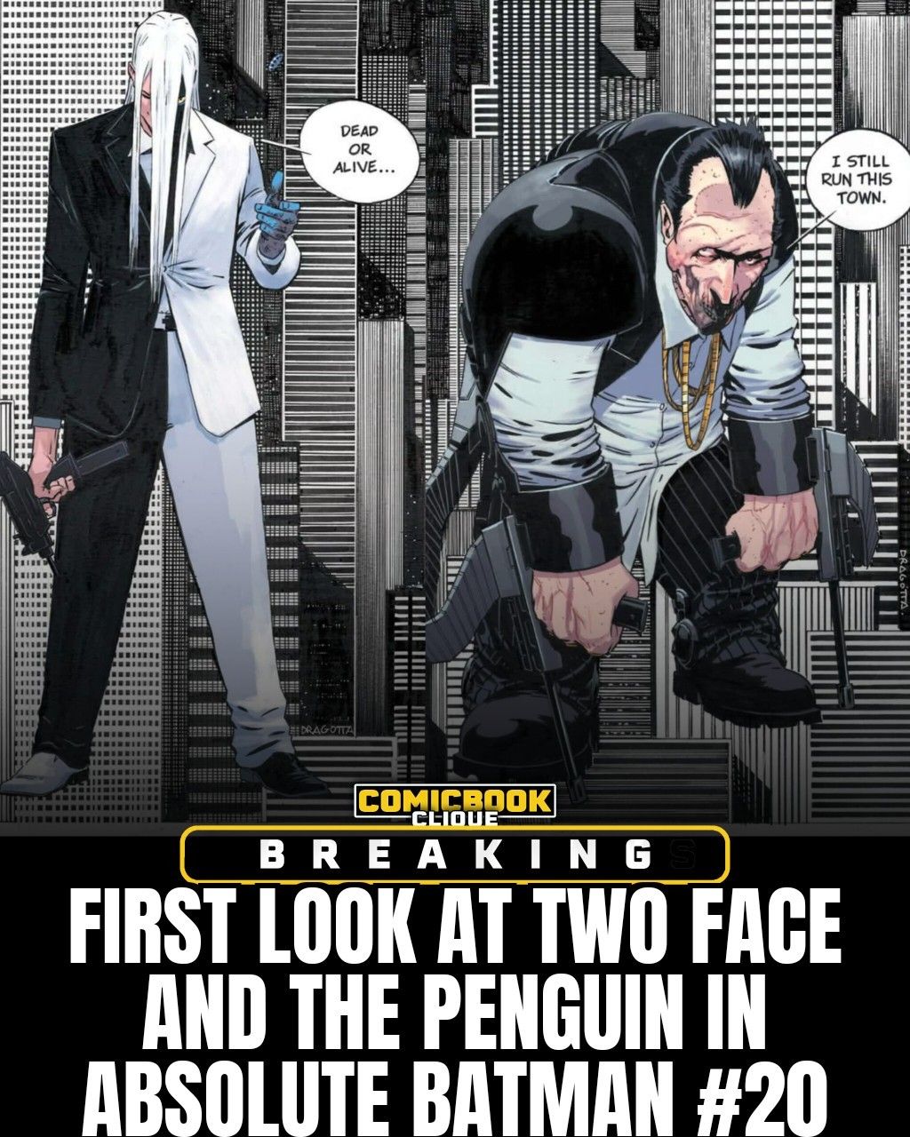 A first look at Penguin and Two-Face in Absolute Batman has been