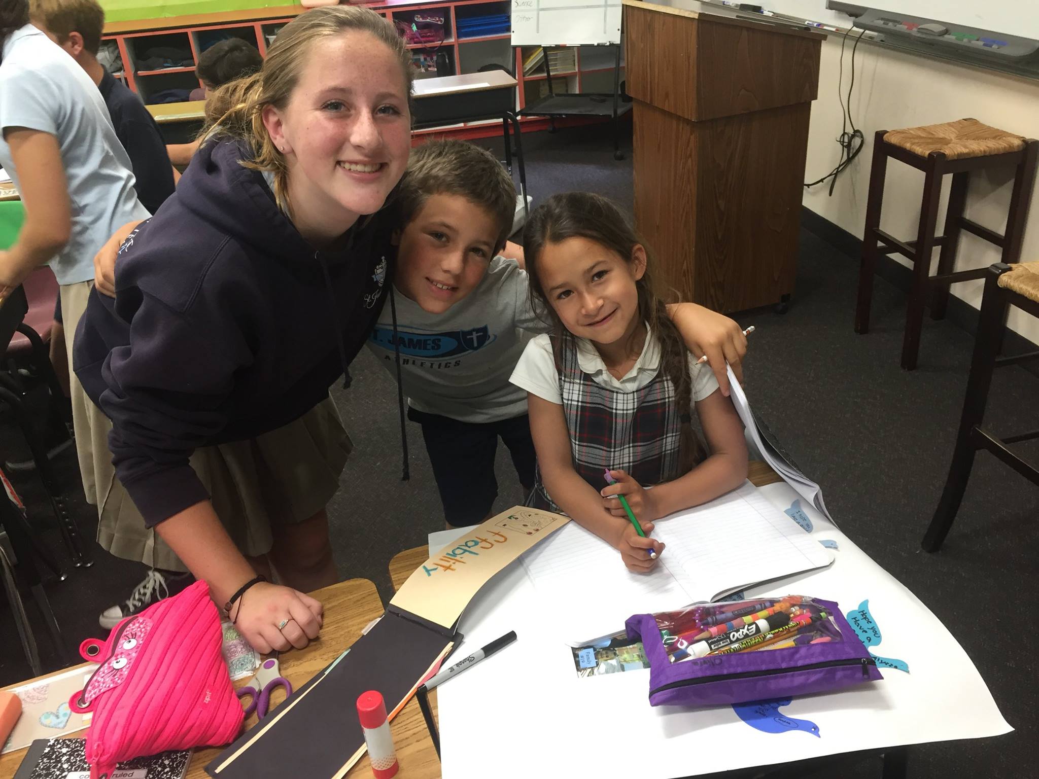 Final School Family activity of the... - St. James Academy