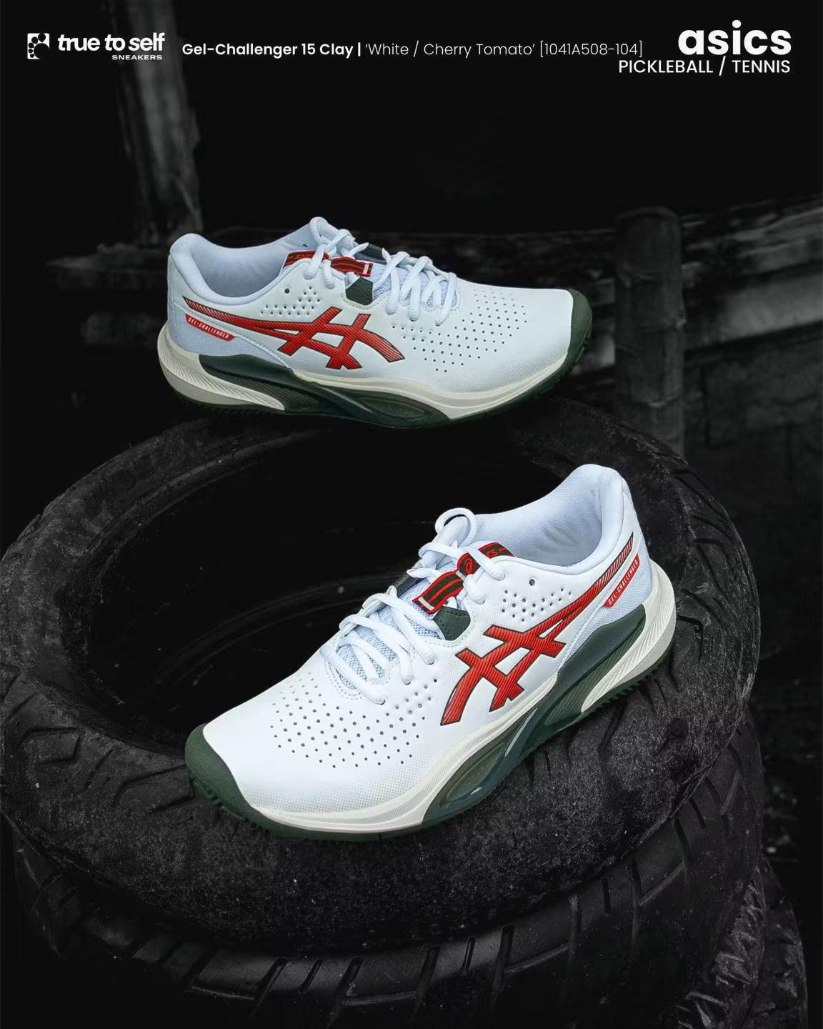 FOR PICKLEBALL/TENNIS 🥒🎾 #asics Gel - Challenger 15 Clay 'White