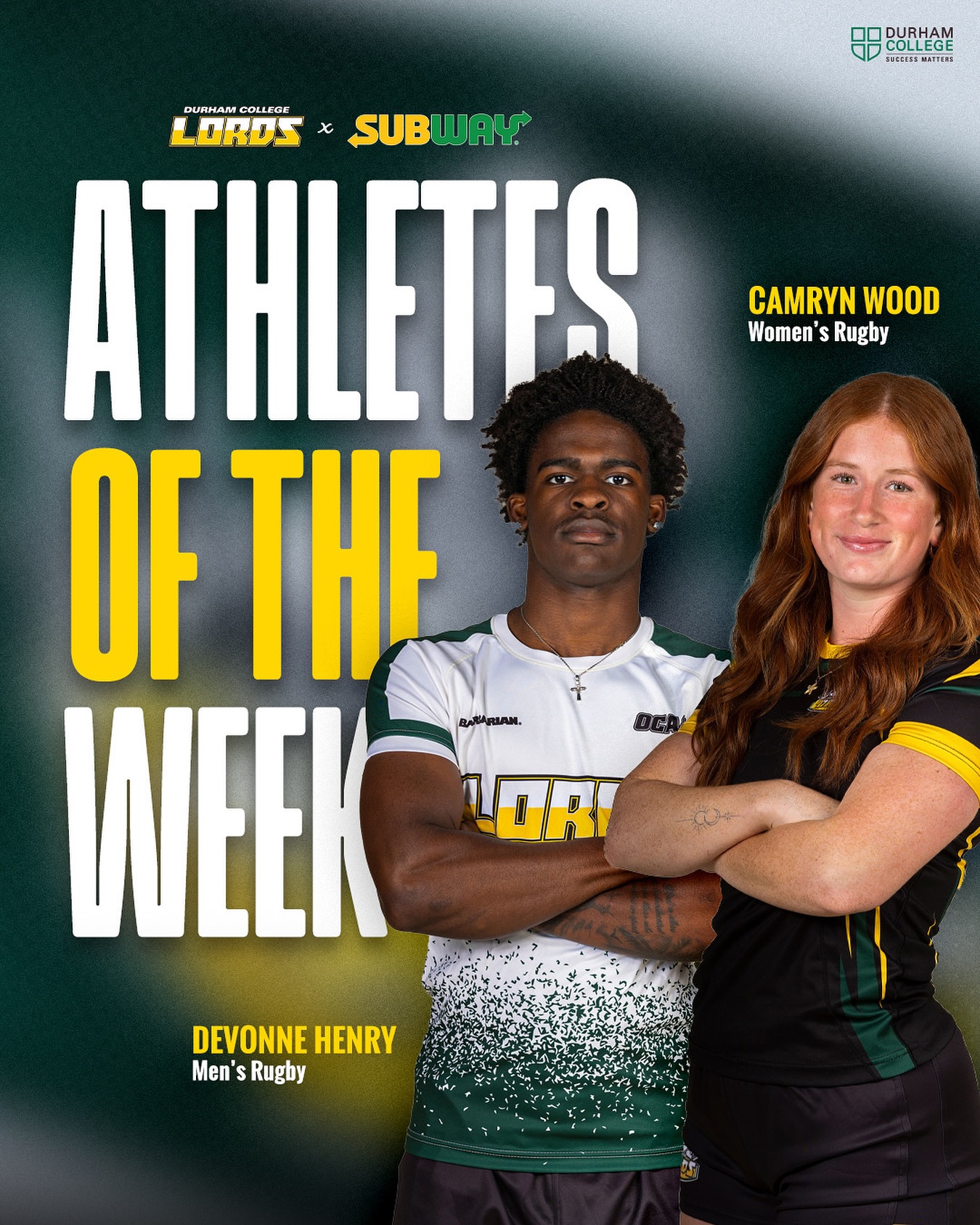 Durham Lords - Camryn Wood of the women’s rugby team and... | Facebook